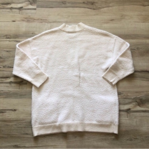 Cozy White Cardigan Sweater - Picture 2 of 8